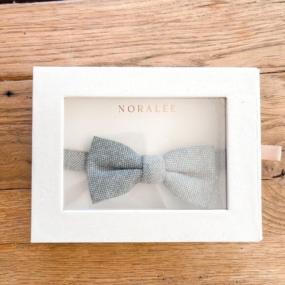 NEW! Noralee Gray Little Boy Bow Tie - Picture 3 of 3